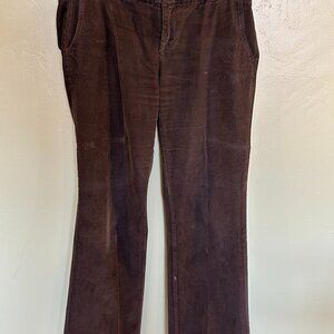 Eddie Bauer Corduroy Pants Women's Size 8 Boot Cut Brown